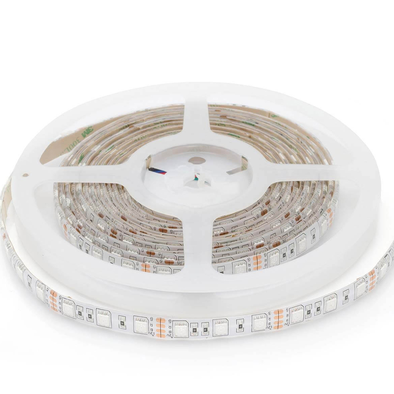 Светодиодная влагозащищенная лента 14,4W/m 60Led/m 5050SMD разноцветная 1M Белый в Казани | Loft Concept 