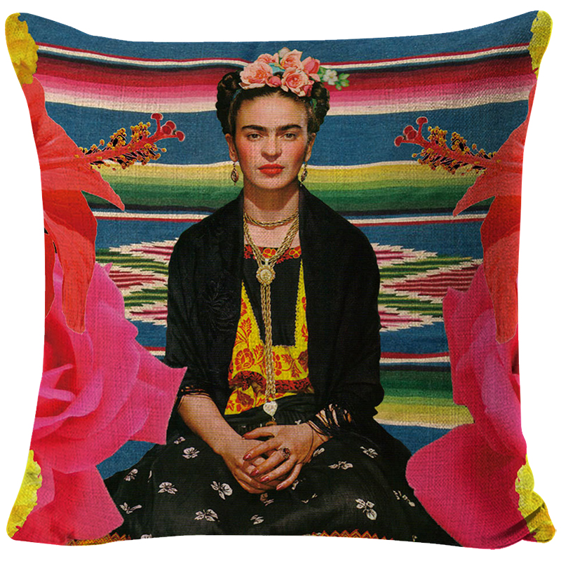 Декоративная подушка Frida Kahlo 6 Мульти в Казани | Loft Concept 