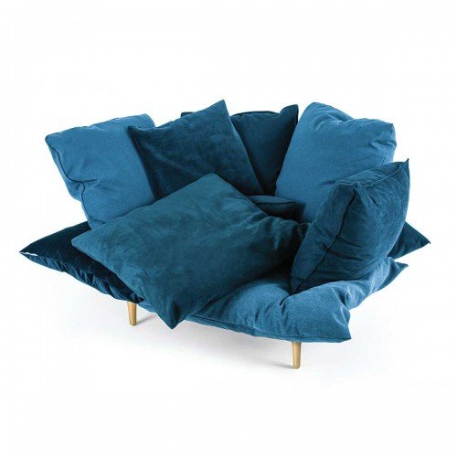 Кресло Seletti Armchair Comfy Turquoise Синий в Казани | Loft Concept 