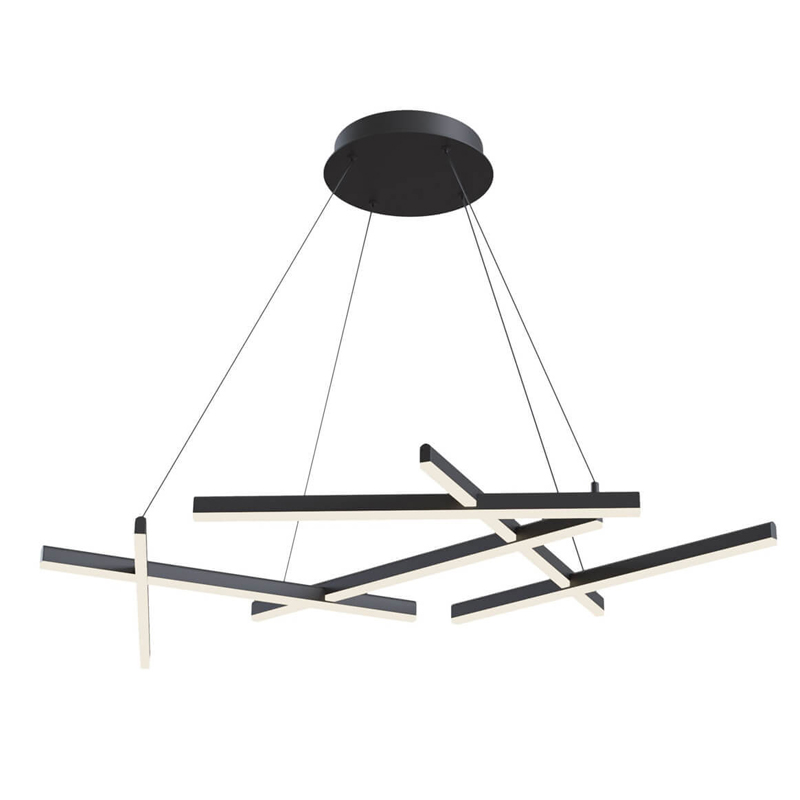 Люстра Smeragde Light Chandelier black Черный в Казани | Loft Concept 