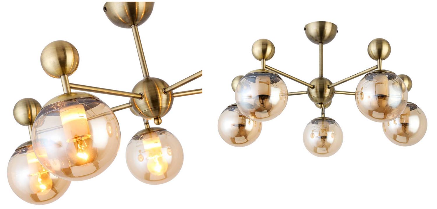 Потолочная люстра Demian Bronze Chandelier - фото