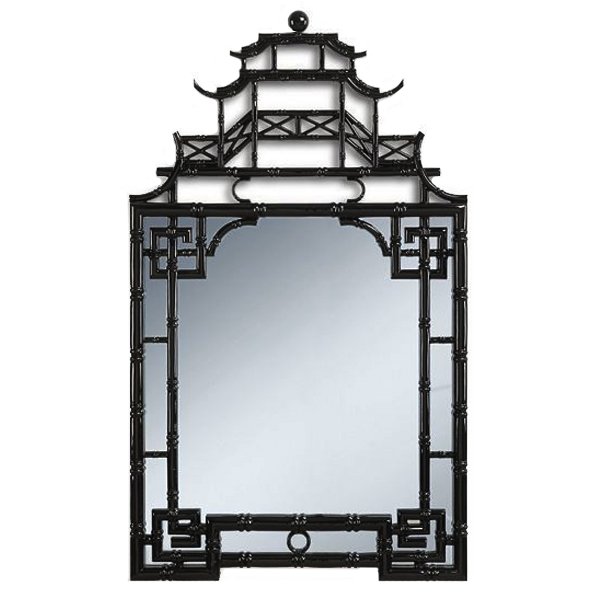 Зеркало Pagoda Mirror Black Черный в Казани | Loft Concept 