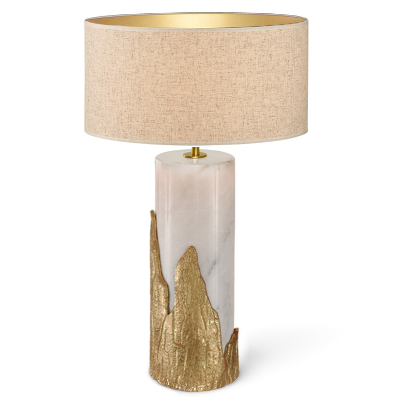 Настольная лампа Amber TABLE LAMP Ginger and Jagger Золотой Белый в Казани | Loft Concept 