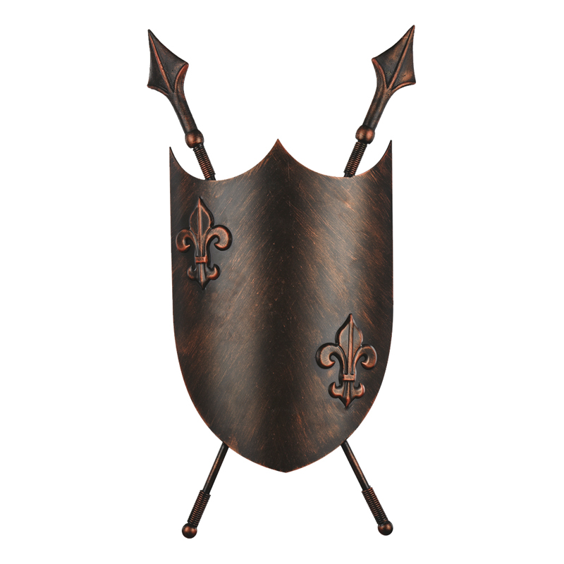 Бра Shield Heraldic Lily Sconce Коричневый винтаж в Казани | Loft Concept 