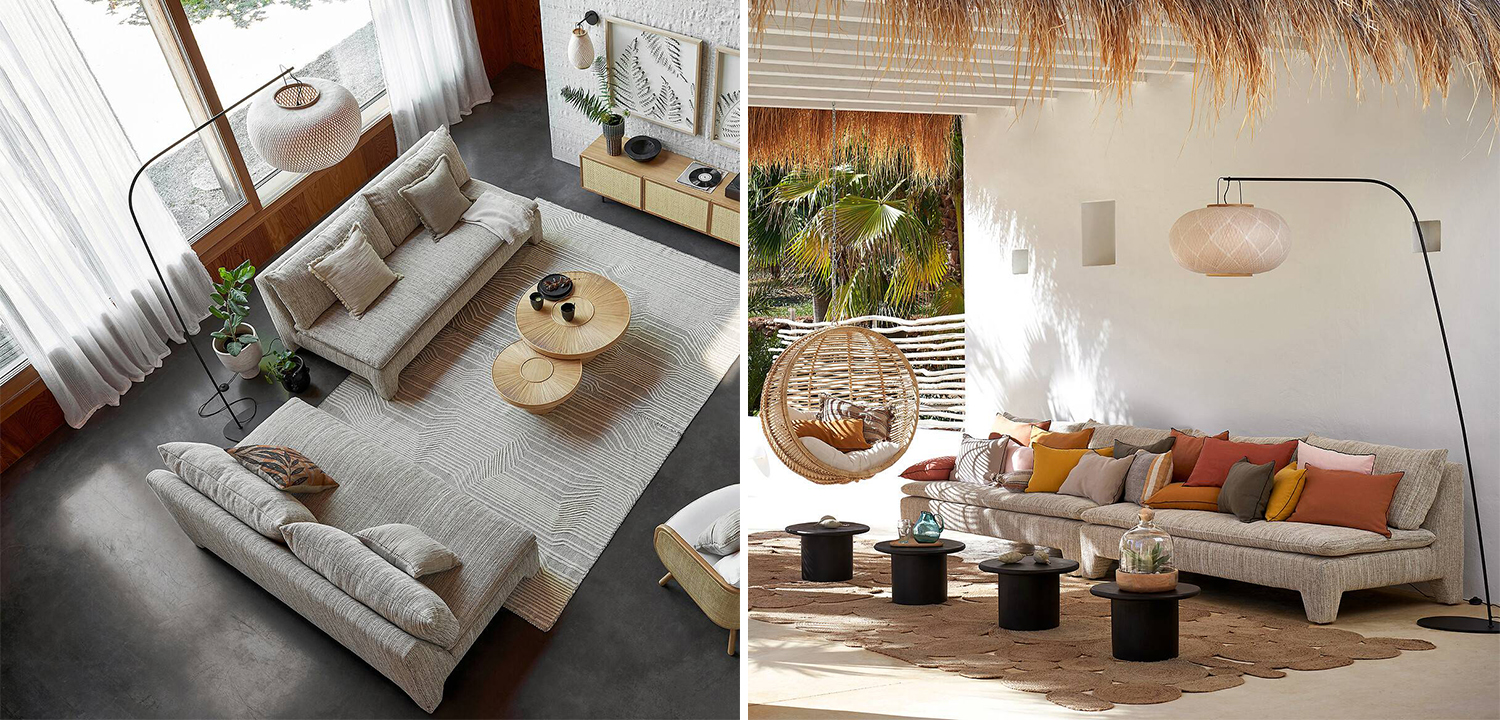 Торшер Wicker Bamboo Floor lamp - фото