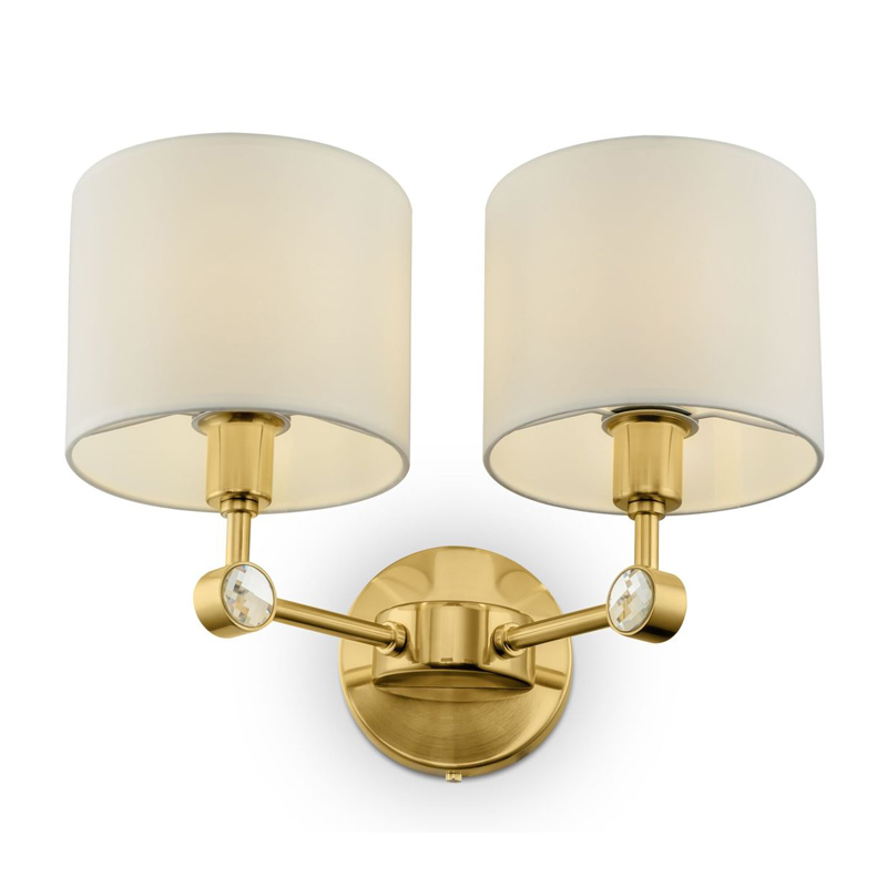 Бра Aldrich light Sconce Латунь Белый в Казани | Loft Concept 