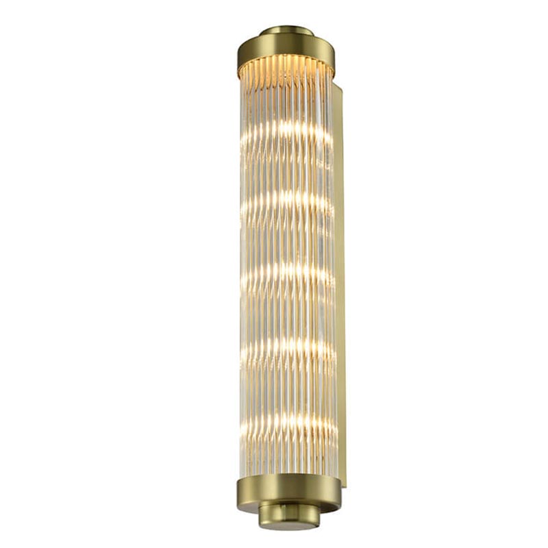 Бра Buck Glass TUBE Wall Lamp Brass Латунь Прозрачный (Transparent) в Казани | Loft Concept 