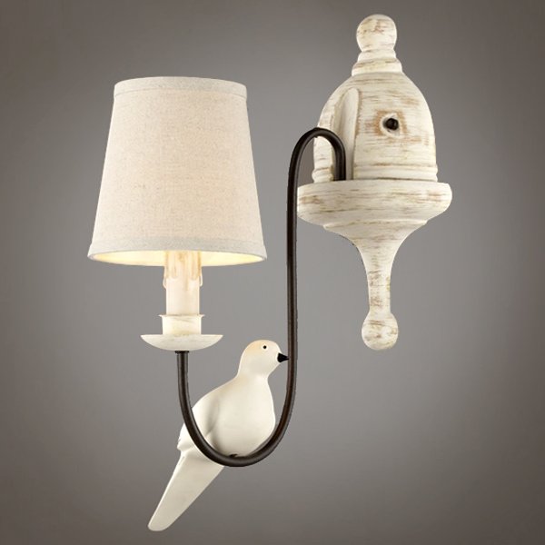 Бра Norman Bird Wall Lamp one ivory ( слоновая кость ) в Казани | Loft Concept 