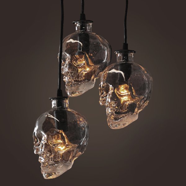 Люстра Череп Glass Skull Pendant  в Казани | Loft Concept 