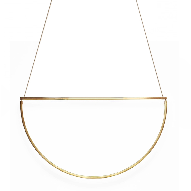 Подвесной светильник Solana Hanging lamp 55 см Золотой в Казани | Loft Concept 