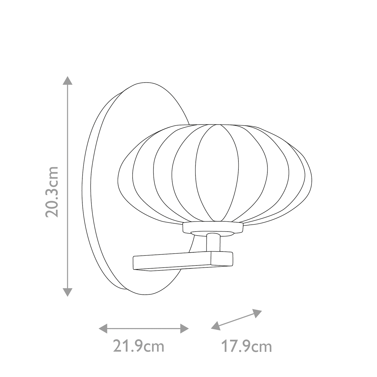  Бра с круглым плафон из матового белого стекла Kichler в Казани
