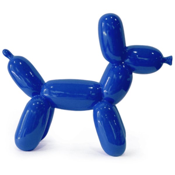 Статуэтка Jeff Koons Balloon Dog large Красный Черный Белый Желтый Синий в Казани | Loft Concept 