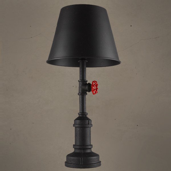 Настольная лампа Table Lamp Red Water Tap Cone Черный в Казани | Loft Concept 