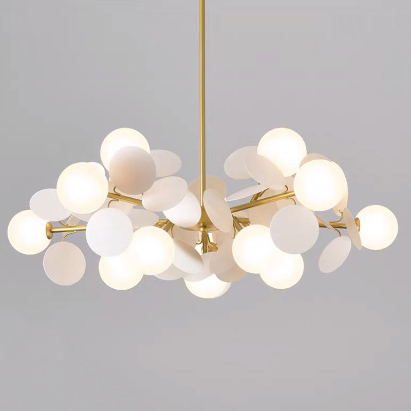 Люстра MATISSE Chandelier white Золотой Белый в Казани | Loft Concept 