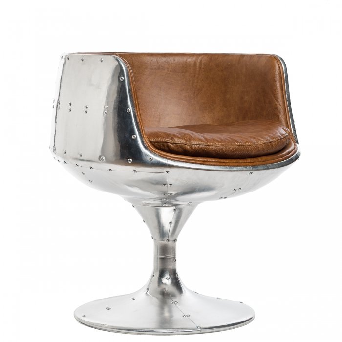 Кресло Aviator Cup Chair Коричневый в Казани | Loft Concept 