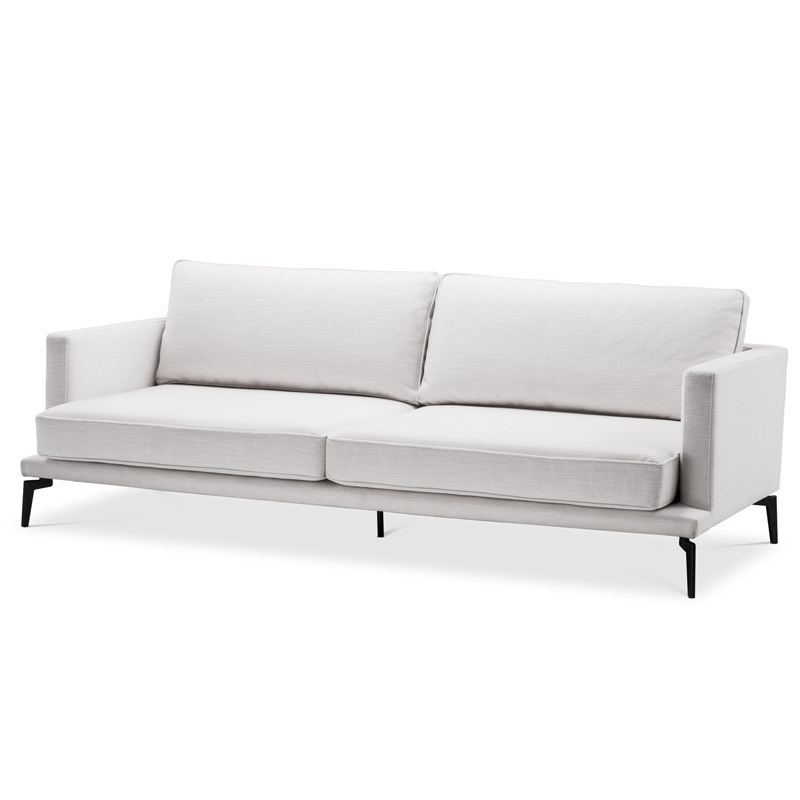 Диван Eichholtz Sofa Avenue 54 Белый Черный в Казани | Loft Concept 