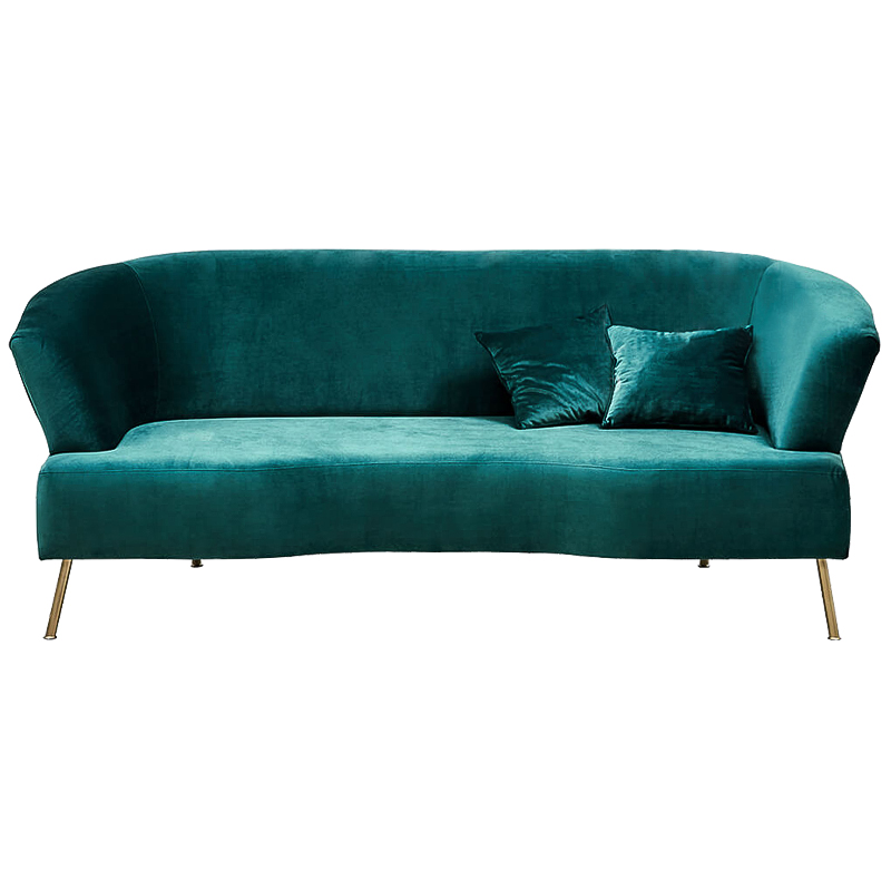 Диван Isis Sofa Turquoise Бирюзовый Золотой в Казани | Loft Concept 