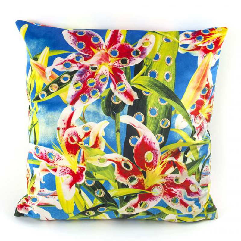 Подушка Seletti Cushion Flower with holes Мульти в Казани | Loft Concept 