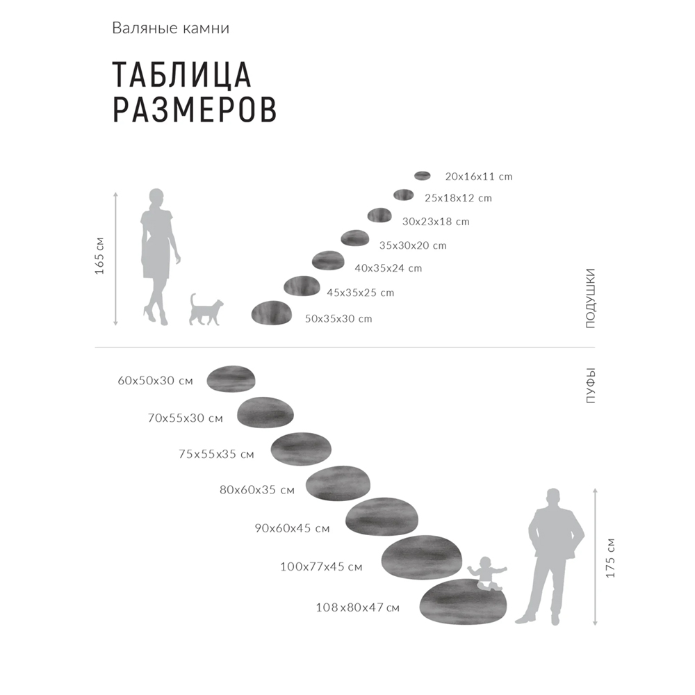 Пуф - Камень GREY MARBLE в Казани