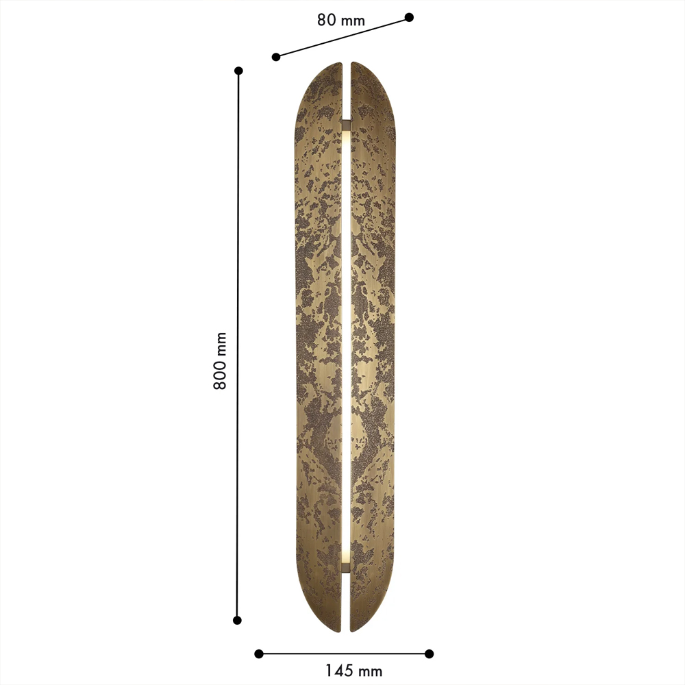 Бра винтажное с имитацией коррозии на медном корпусе Predominant в Казани