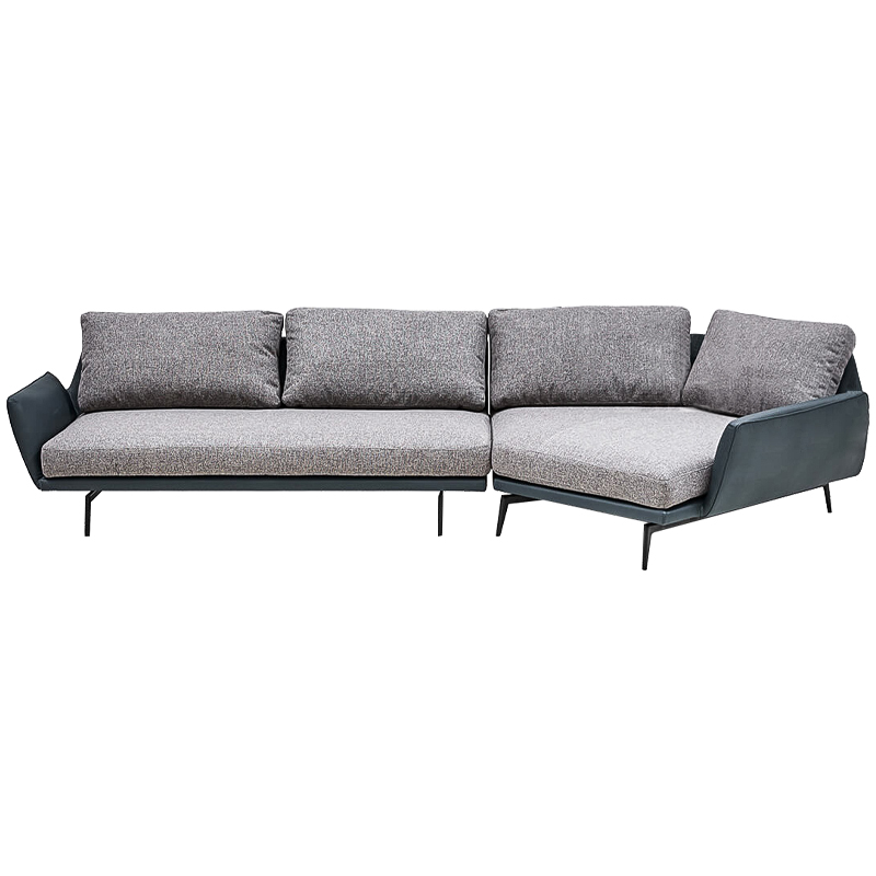 Диван Cairn Sofa Серый Черный Серый шифер в Казани | Loft Concept 