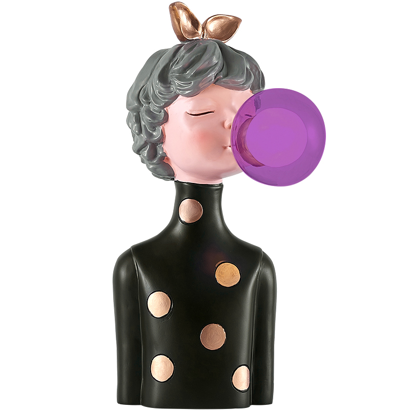 Настольная лампа Bubble Gum Table Lamp purple Мульти в Казани | Loft Concept 