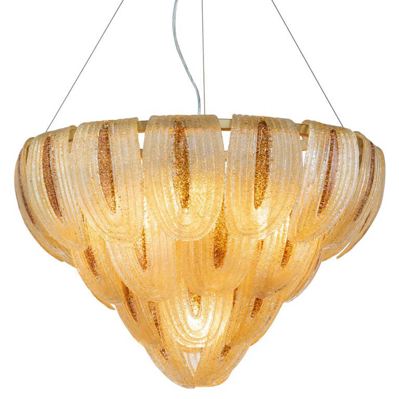 Люстра Drooping Leaves Chandelier 80 Золотой в Казани | Loft Concept 