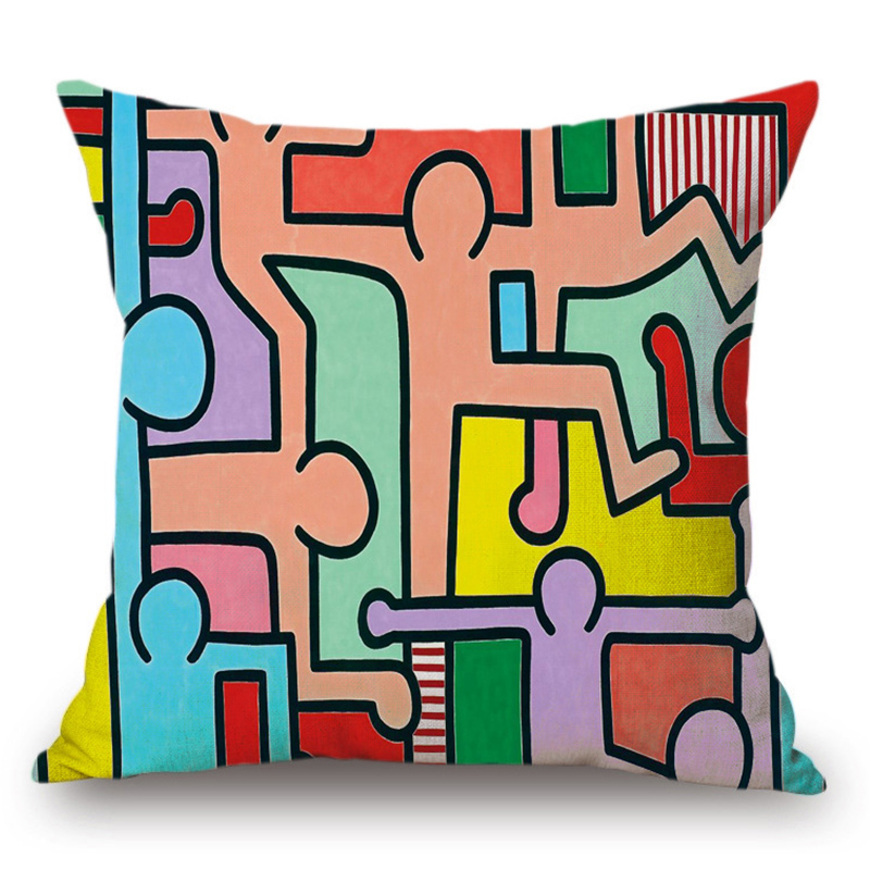 Подушка Keith Haring 7 Мульти в Казани | Loft Concept 