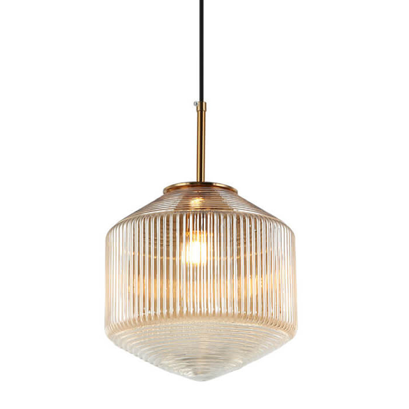 Подвесной светильник Clear Glass Pendant gold Бронза Золотой в Казани | Loft Concept 