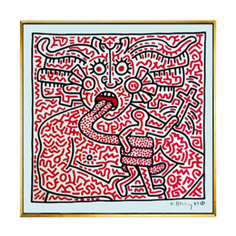 Постер Keith Haring 15 Мульти в Казани | Loft Concept 