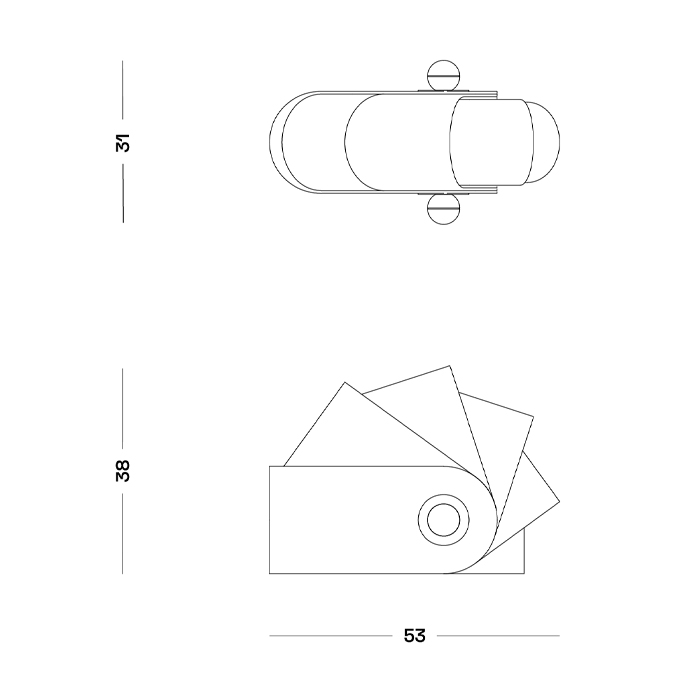 Настольная дизайнерская лампа Poltronova Ghepre Table Lamp в Казани