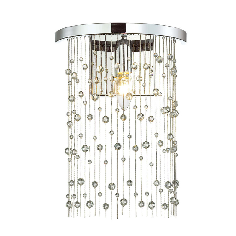 Бра Hailstorm Rain Wall lamp chrome Прозрачный (Transparent) Хром в Казани | Loft Concept 