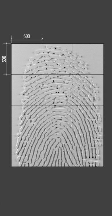 Барельеф FINGERPRINT в Казани