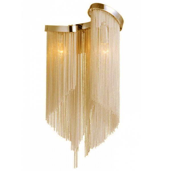 Бра Atlantis Chain Wall Lamp GOLD Золотой в Казани | Loft Concept 