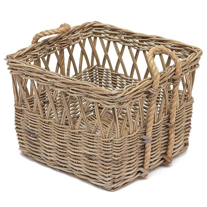 Корзина из ротанга Rattan Wicker Basket Древесина в Казани | Loft Concept 