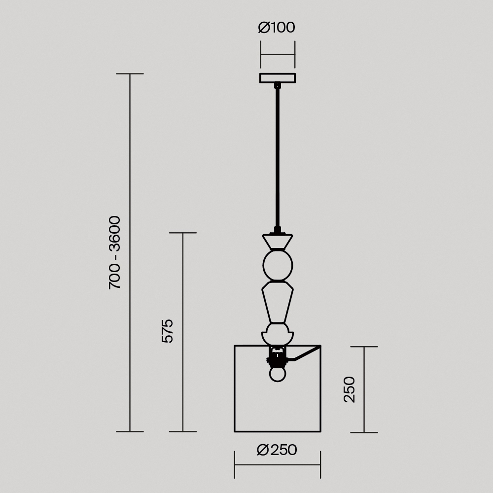 Подвесной светильник Comforty Е27*1 в Казани