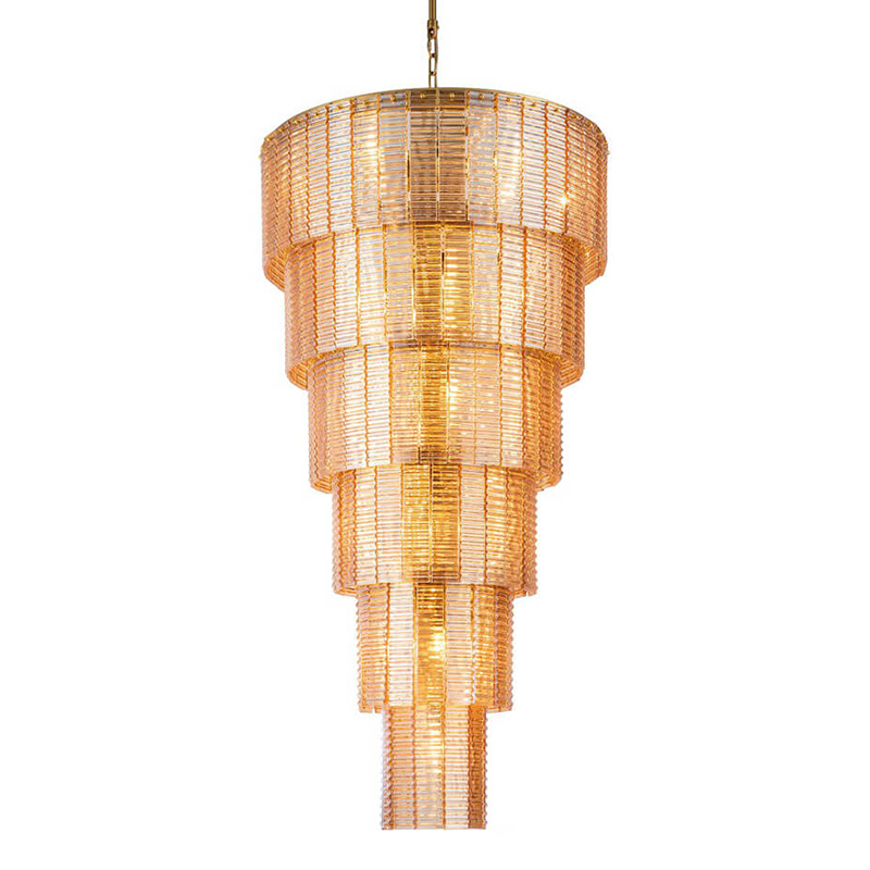 Люстра Branwen Amber Chandelier 71 Золотой Янтарный в Казани | Loft Concept 