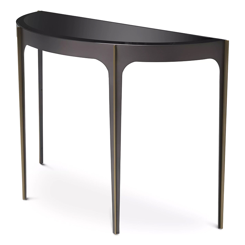 Консоль Eichholtz Console Table Artemisa Bronze Бронза Черный в Казани | Loft Concept 