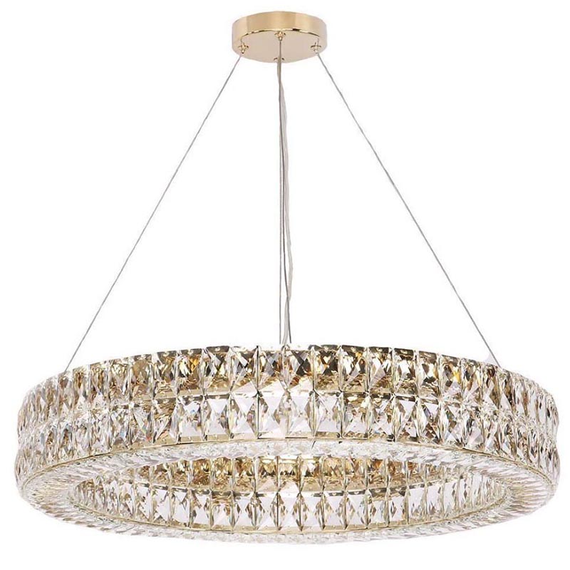 Люстра Crystal Regena Gold Chandelier 10 Золотой Прозрачный (Transparent) в Казани | Loft Concept 