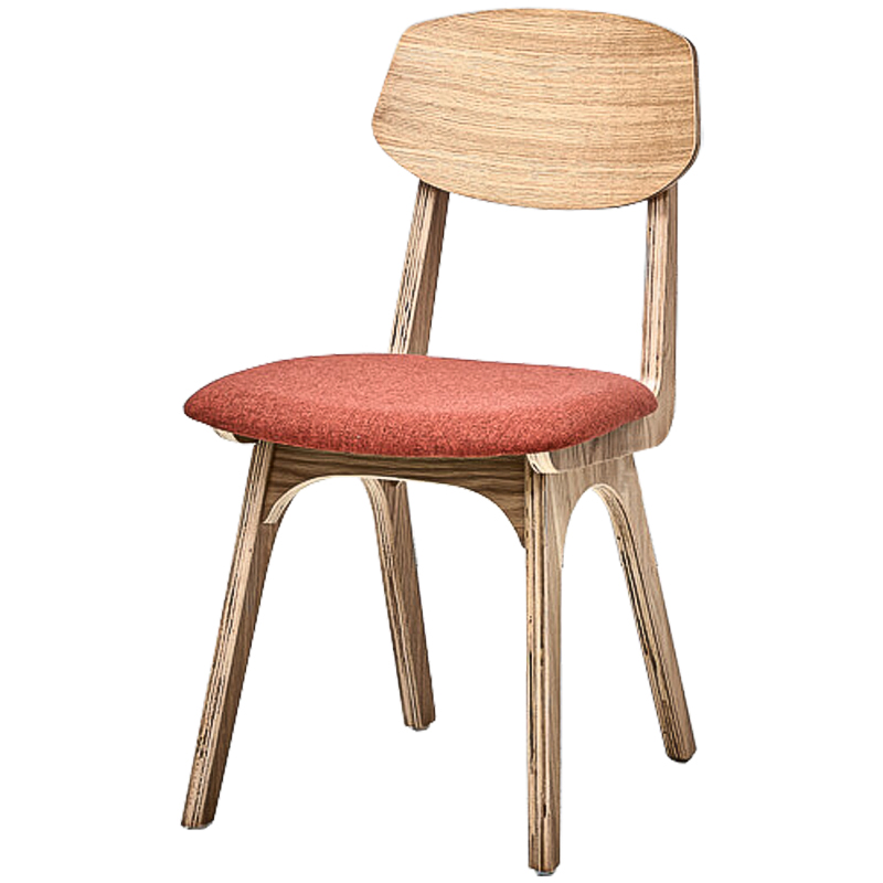 Стул Ailde Stool coral Древесина Коралловый в Казани | Loft Concept 