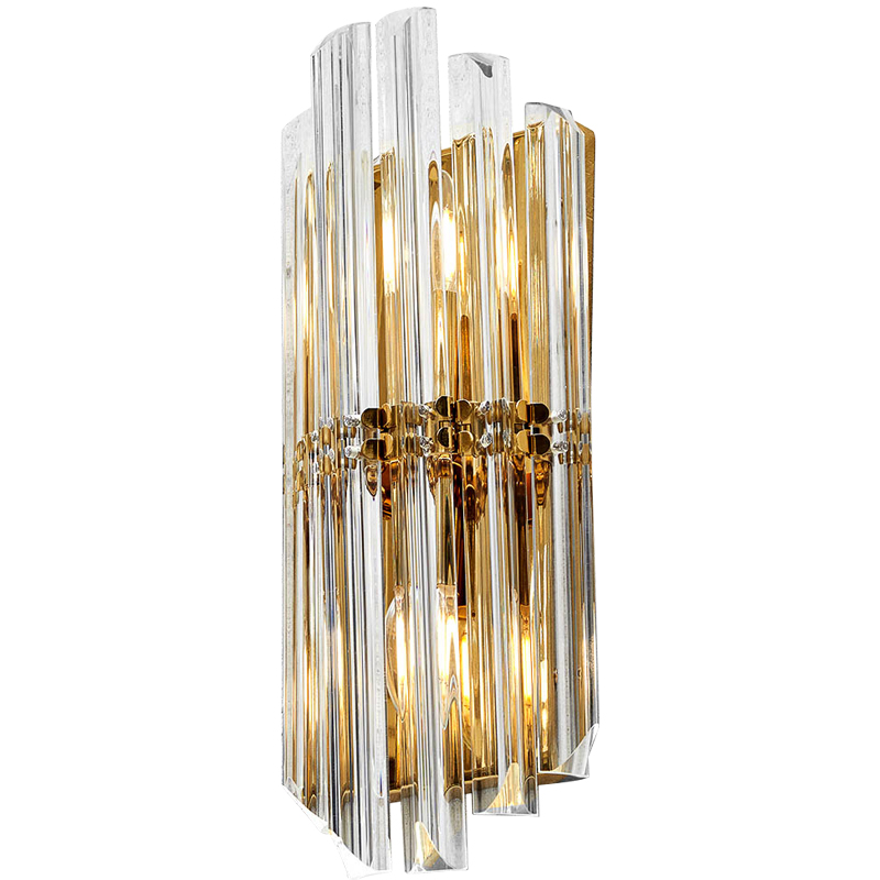 Бра Luxxu Glass Sconce Золотой Прозрачное Стекло в Казани | Loft Concept 