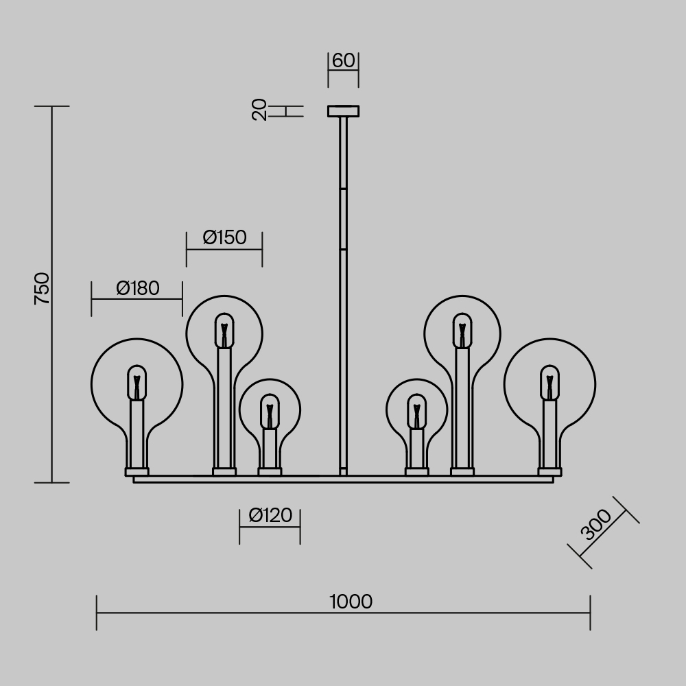 Люстра подвесная Status Е14 в Казани