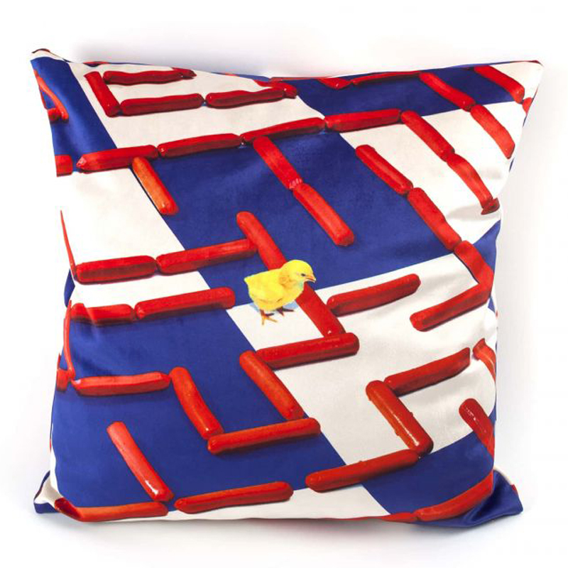 Подушка Seletti Cushion Labyrinth Мульти в Казани | Loft Concept 