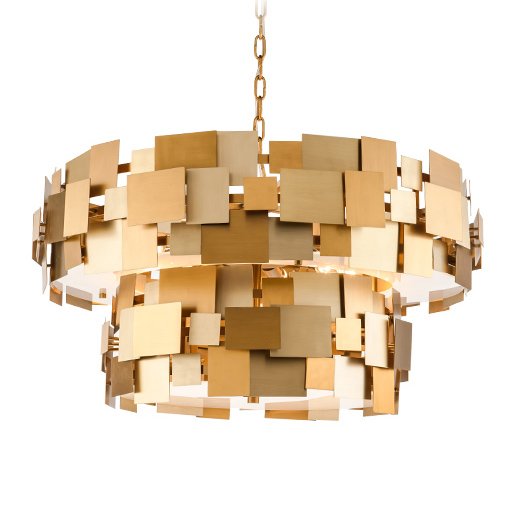 Люстра Gold Plate Chandelier 8  в Казани | Loft Concept 