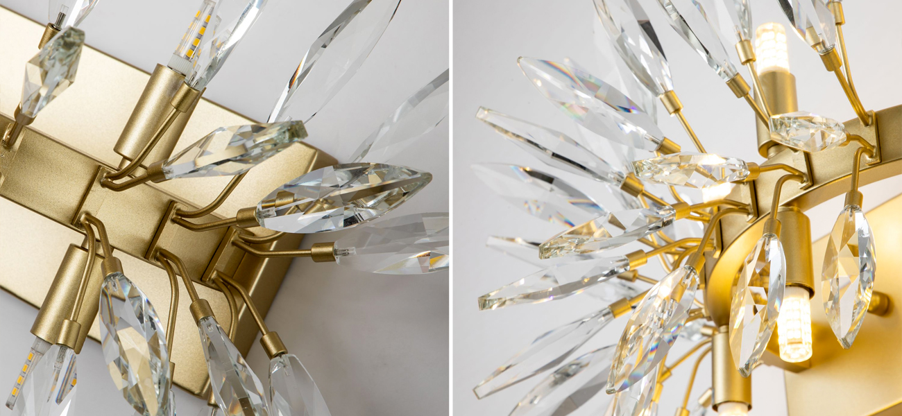 Бра с хрустальными лепестками FAIRYTREE LIGHT - фото №2