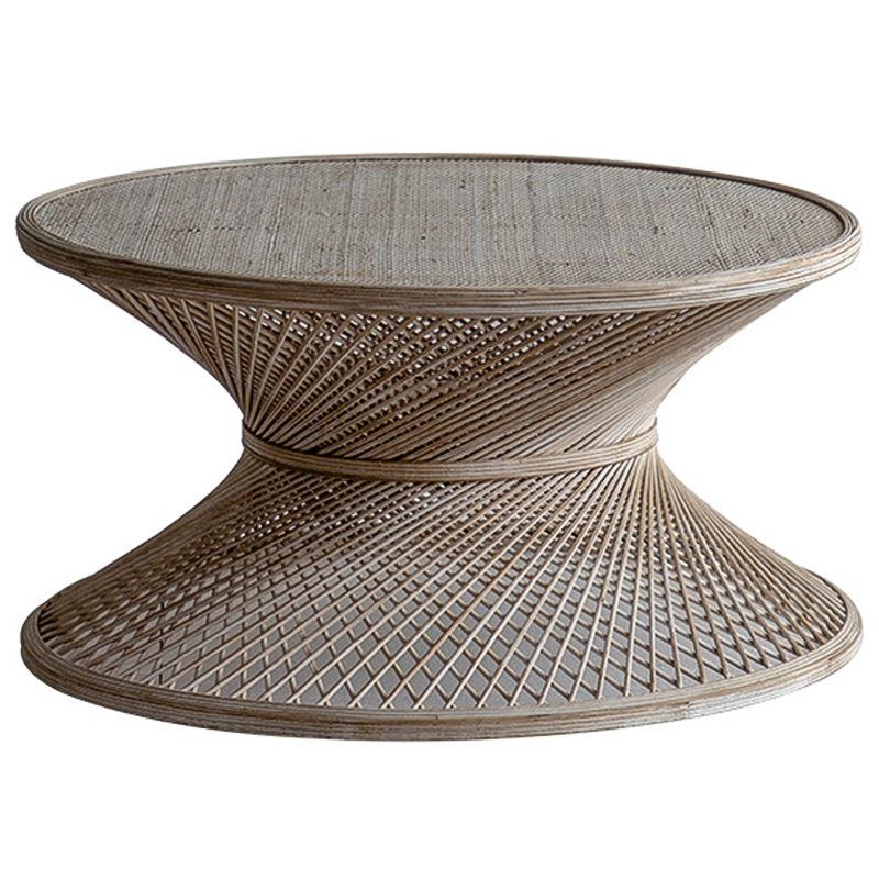 Кофейный стол Zaire Wicker Coffee Table Light Древесина в Казани | Loft Concept 