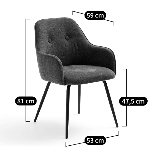 Кресло обеденное на металлических ножках Mazzi Chair в Казани