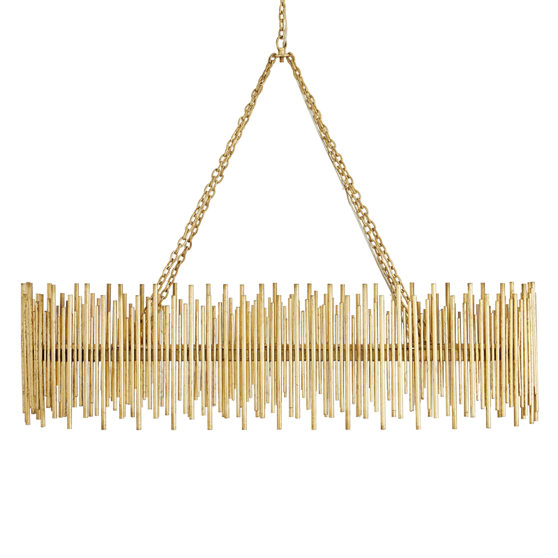 Люстра Arteriors PRESCOTT OVAL CHANDELIER Золотой в Казани | Loft Concept 