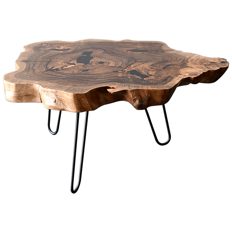 Кофейный стол Rohan Industrial Metal Rust Coffee Table Коричневый Черный в Казани | Loft Concept 