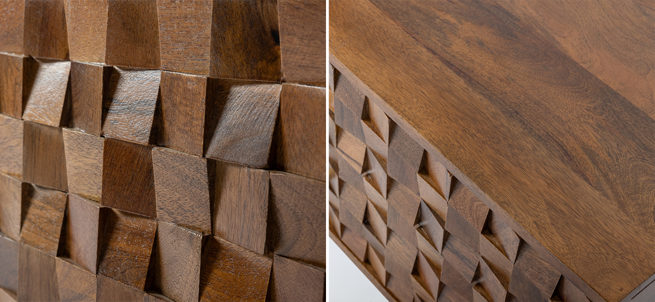 ТВ-тумба из массива Yesenka  - фото